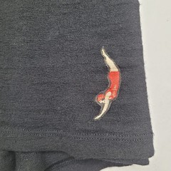 Vtg 1930s Jantzen Wool Swimsuit Low Back Diving Girl Bathing Suit St Joseph MO
