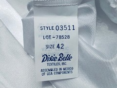 Dixie Belle Style 03511 Women’s White Laced Adjustable Strap Camisole Sz 42 Vtg