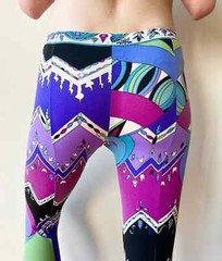 EMILIO PUCCI 1960’s * Psychedelic * Kaleidoscope * Print Stocking Leggings