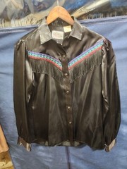 Vintage Womens Kenny Roger’s Western Shirt Size 14 1/2 X 34