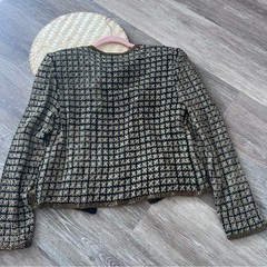 Vintage NWT stenay fully beaded jacket 100% silk womens size S