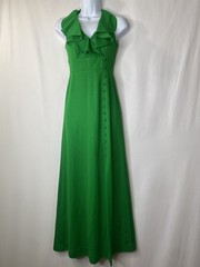 Womens Vintage Union Made Slinky Christmas Dress Measures Extra Small Holidays