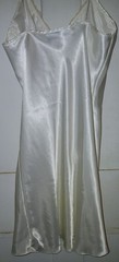 Vintage 90s/Y2K ValMode Lingerie Ivory Slip W/Lace Bodice and Button Front SizeS