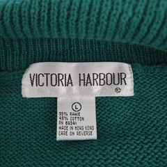 Vintage Victoria Harbour Beaded Green Size Large