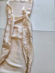 Stunning Vintage 1940s Phoenix Cheongsam Qipao Silk Beaded Sequence Size Small