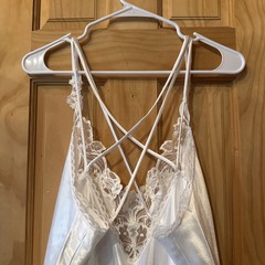 Vintage 80’s California Miss Dynasty Satin Camisole Nightgown Lingerie Sz 1X