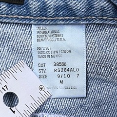 Rockies Slim Long Rise Jeans Women’s Size 9 / 10 M Cowgirl Western Wear Light