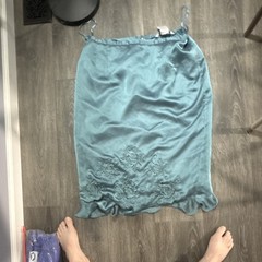 Plaza South Women’s Blue Polyester Half Slip Regular Size 16 Half Slips Style
