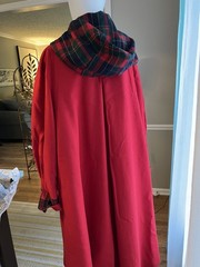 Vintage Coat By Avoca Collection Ireland 100% Wool Size Medium Red.