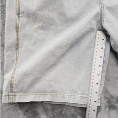 Vintage 80s Jordache Shorts Womens 13/14 Blue Acid Wash Double Buckle High Rise