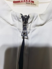 Vintage PRADA Zip Up Jacket Fashion Pre 2001 Biker Size Small