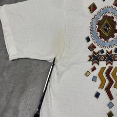 Vintage Aztec Shirt Womens Large Tribal Southwest Retro 80s 90s Native American