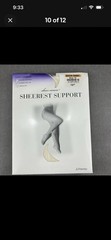 Lot of 14 Vintage Hanes Nylon Pantyhose Size Queen Plus Tall Short Black Tan