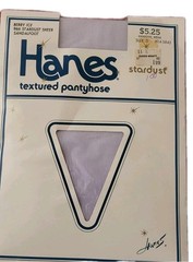 NEW NIP Womens size D VTG Hanes Berry Ice Stardust shimmery Fairycore pantyhose
