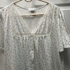 FUNDAMENTALS SEARS SIZE MEDIUM Snap Front Robe