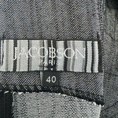Vintage Dress Sleeveless Grey Colors Denim Jacobson “Paris” Sz EU 40