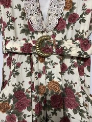 Vintage Cottage Core 1980’s Belted Dress