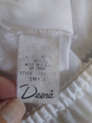 Vintage White Slip Skirt Lace Deena XS S