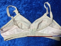 Vintage Bra 34c FAIR CONDITION See Pics Wireless Bralette Pink Nylon