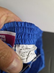Vintage 90s Hanes Her Way Deadstock NOS XL Blue Activewear Shorts 100% Nylon