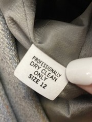 Patrick Shea Creation Wool Skirt Suit VTG 12 Grey Office Corpcore Minimalist