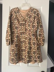 Vintage 1960s Betty Lane Original Tapestry Dress | ILGWU Union Made | Size L
