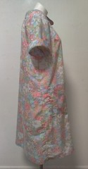 Vintage JCPenney Misses Size 18 House Coat Pocket Snap Front Floral MuMu