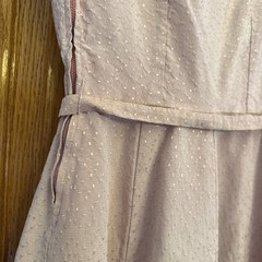 Vintage 50s Pink Handmade Suit Dress Set with Matching Jacket Bolero Size XS