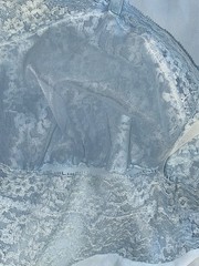 VTG SILKY Nylon VAN RAALTE BLUE DRESS SLIP 9″ LACE COQUETTE BOMBSHELL GLAM 36