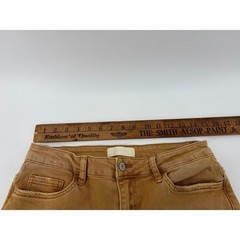 Vervet Blue Jeans Sun Beige Factory Distressed Raw Hem Preppy, Women’s Size 30
