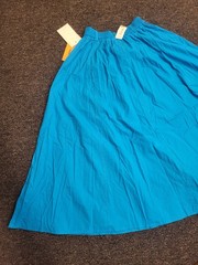 Vintage 90s LizSport Adult Womens Size Medium M Blue Teacher Skirt A-Line New