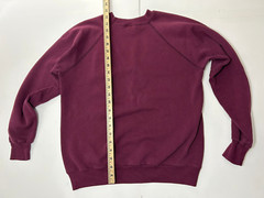 Vintage Women’s Medium Sweater Carrollton Ohio 1994 Hanes Activewear burgundy