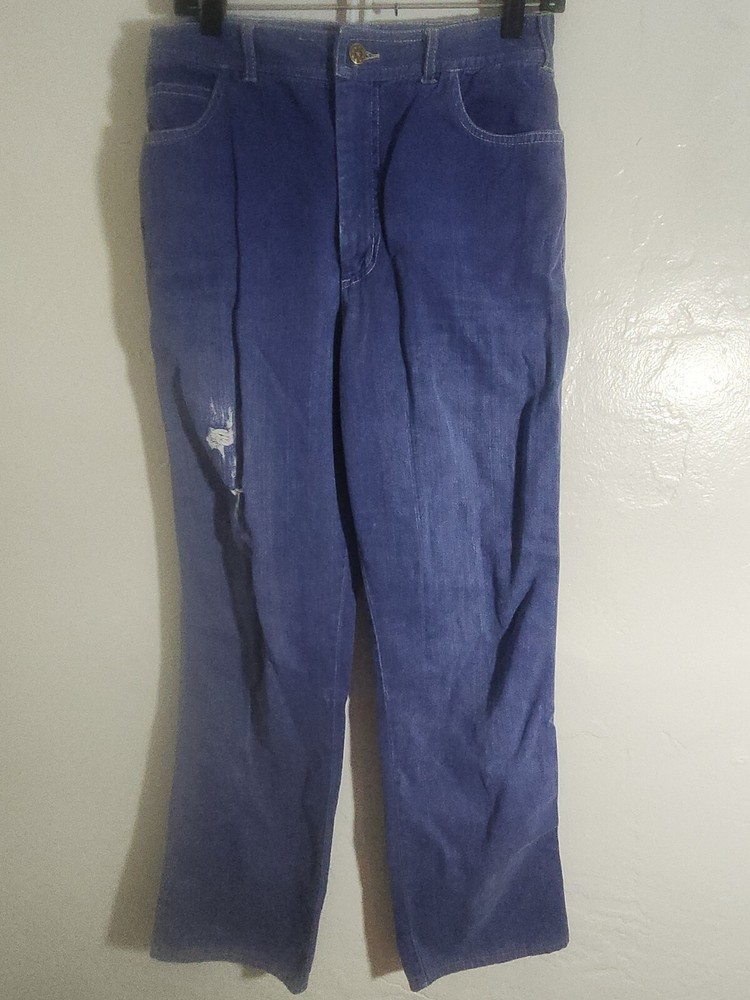 vintage 1970’s sears 80’s denim jeans womens 14 tall cotton high waist 29 1/2 W