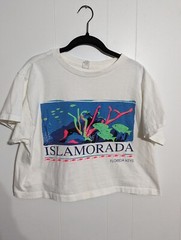 Vintage – Lexington – Isla Morada Florida Keys Crop Top – Single Stitch – Large