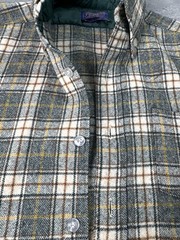 Vintage Pendleton Wool Flannel Shirt Size Small MADE IN USA Free Shipping