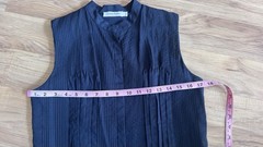 Vtg 90s Calvin Klein Collection Pintuck Pleat Sleeveless Dress Carolyn bessette