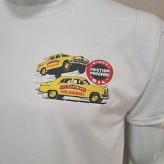 Vintage Race T-shirt WYNN’S FRICTION PROOFING OIL JOIE CHITWOOD AUTO DAREDEVIL.