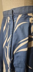 Vintage Hawiian Inspired Cotton Circle Skirt 24 Inch Waist Xs