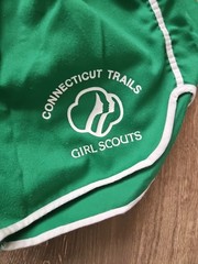 Vintage 80s Connecticut Girl Scouts Gym Track Shorts Women’s Size M