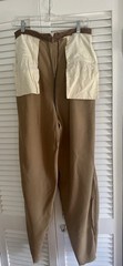 OG WOOL SAFARI PANTS DROP WAIST PLEATS