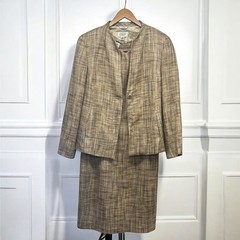 Talbots Womens Tweed Sheath Dress & Suit Jacket Italian Fabric Vintage 10/12