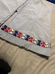 Vtg 60s/70s Lady Wrangler Sportswear Pants Embroidered Size 13/14 Scovil Zipper