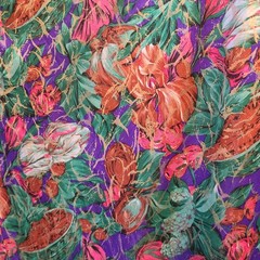 David Brown for Dillard’s Mumu Kaftan Women OS Multicolor Vintage Floral Gold