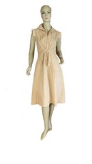 Women’s Byer Too Tan Lightweight Corduroy Vintage 1970’s Shirt Dress Sz 5/S