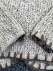 Blairmoor Sweater Cardigan Vintage 50’s Beige SEE PICS FOR MISSING TRIM