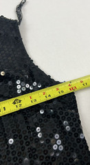 Vintage Sequins Party Dress by Glenrob Black Read Measurements