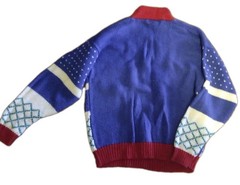 Vintage Amanda Smith Snowman Winter Pullover Sweater Womens Large 80’s 90’s