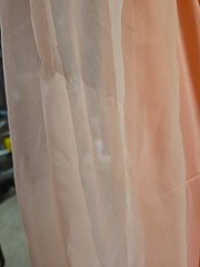 Vintage 1970’s Dress Women’s Pinkish Orange Gown Prom