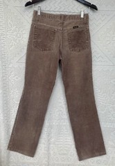 Vintage 1980’s Brown Student Wrangler Corduroy Pants Tag Size 28 x 30 Cords