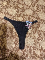 Vintage Vassarette Satin Second Skin Thong Panties Size 9/2XL